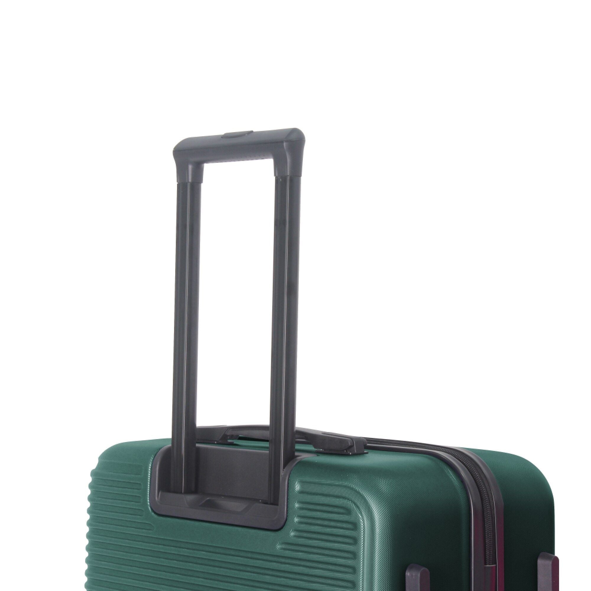 Luggage Sets ABS Hardshell 3pcs Luggage, Lightweight Durable Suitcase sets Spinner Wheels Suitcase with TSA Lock 20''24''28'' Available(Dark Green)