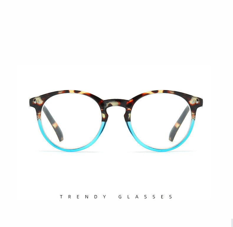 4 Pairs Mens Women Spring Hinge Round Horn Power Oval Reading Reader Glasses 1-4