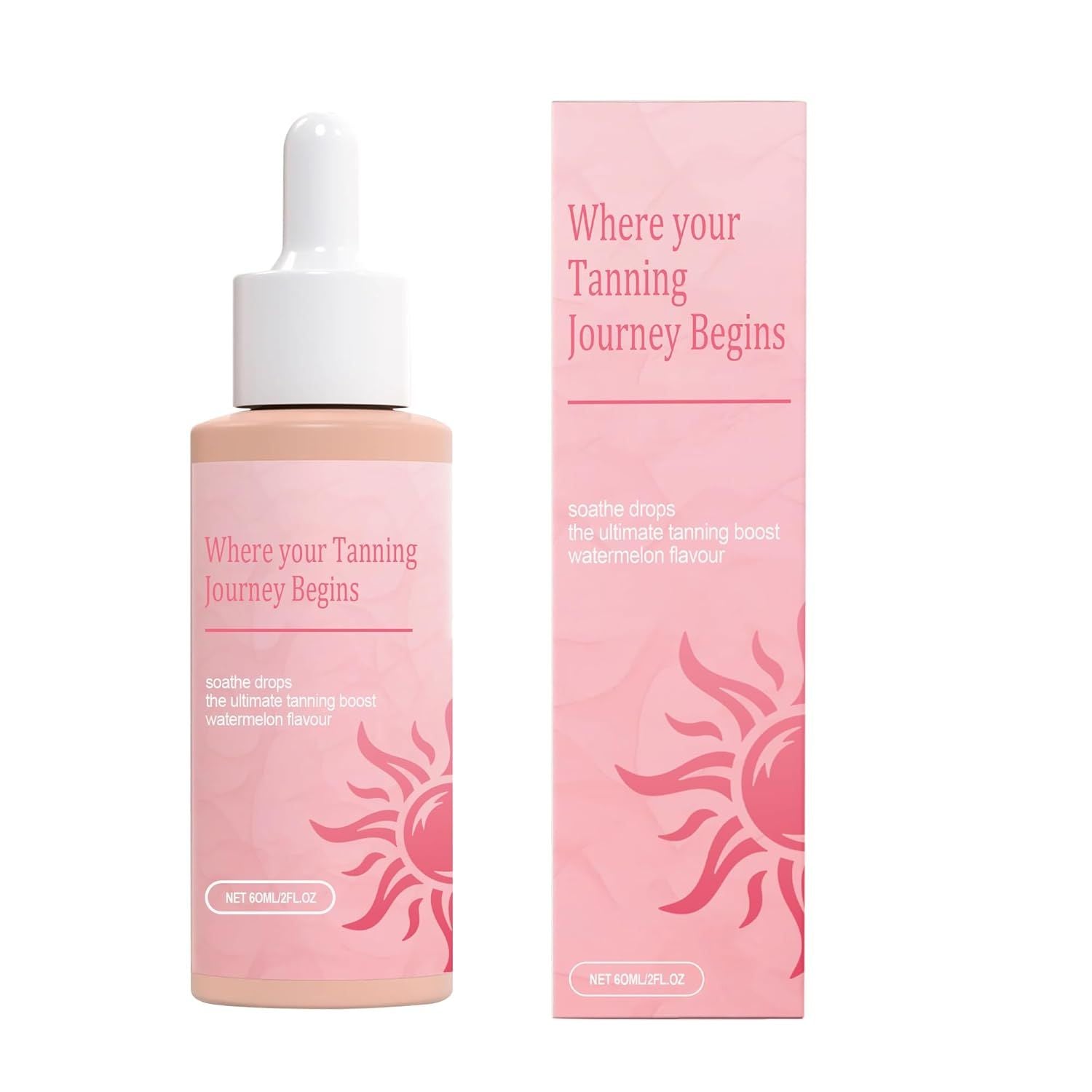 Sunless Tanning Drops - Natural Oral Solution for a Beautiful Glow Without Sun Exposure