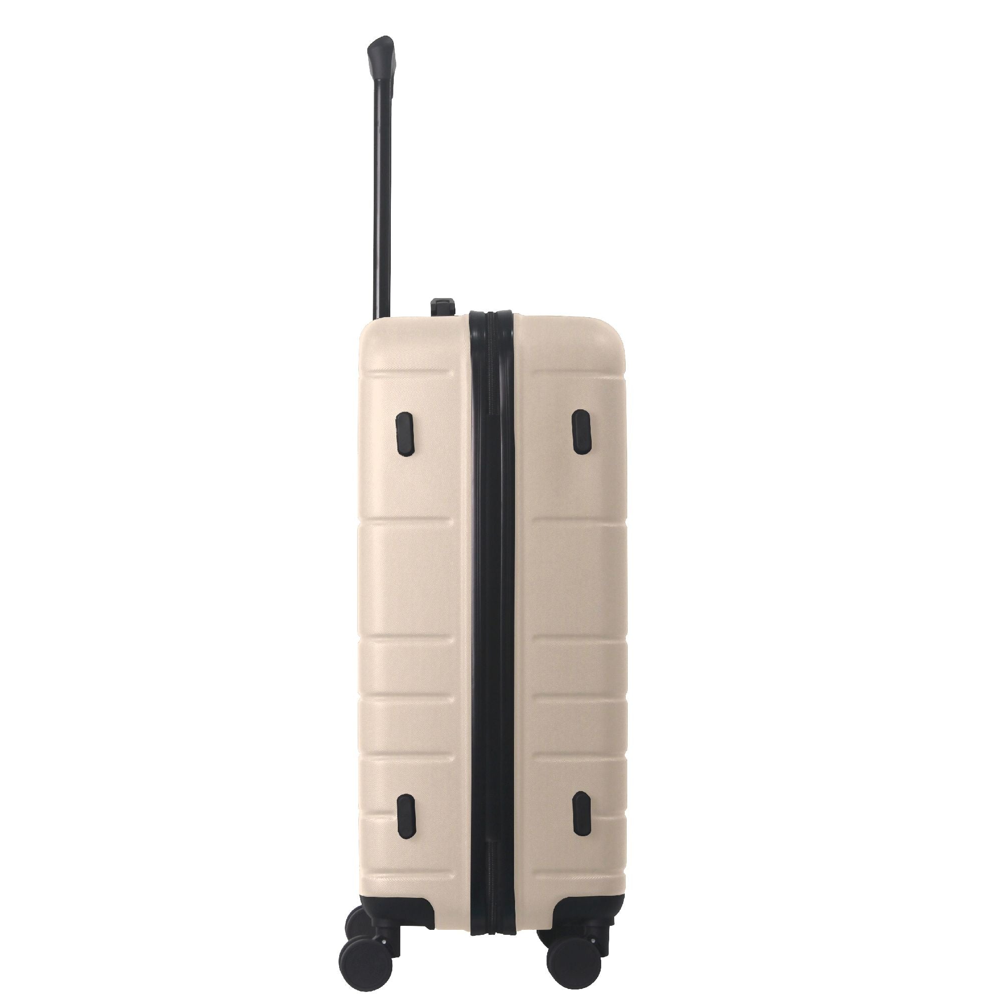 Luggage Sets ABS Hardshell 3pcs Luggage, Lightweight Durable Suitcase sets Spinner Wheels Suitcase with TSA Lock 20''24''28'' Available(Beige)