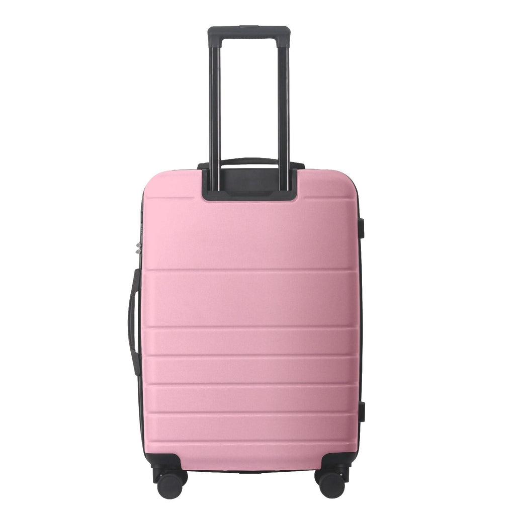 Luggage Sets ABS Hardshell 3pcs Luggage, Lightweight Durable Suitcase sets Spinner Wheels Suitcase with TSA Lock 20''24''28'' Available(Pink)