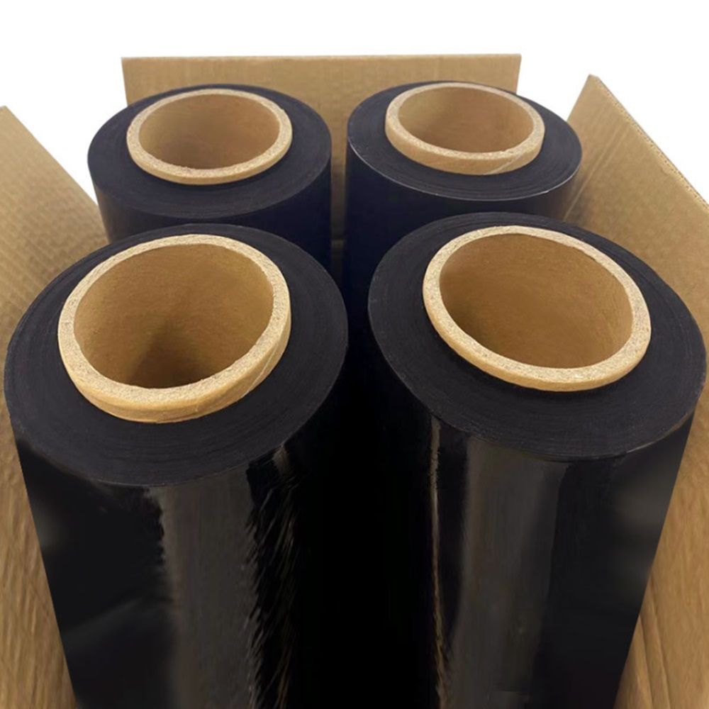 18" x 1500' 80 Gauge 4 Rolls Pallet Wrap Stretch Film Hand Shrink Wrap 1500FT