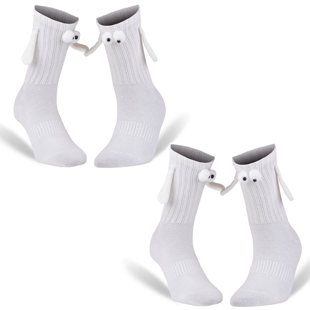Couple Socks with Magnetic Hands 2 Pairs Magnetic Socks Funny Gifts For Valentines Day