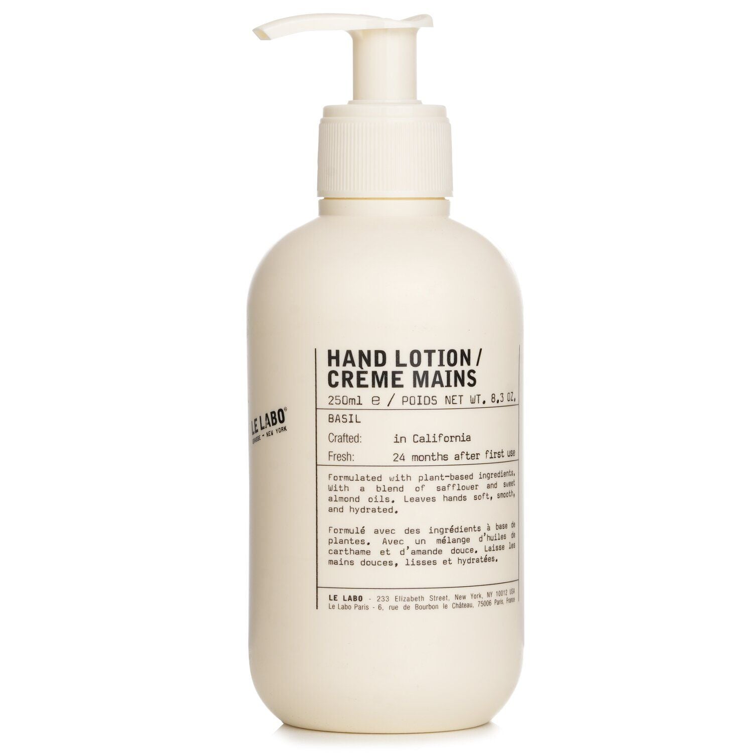 LE LABO - Basil Hand Lotion 117476 250ml/8.3oz