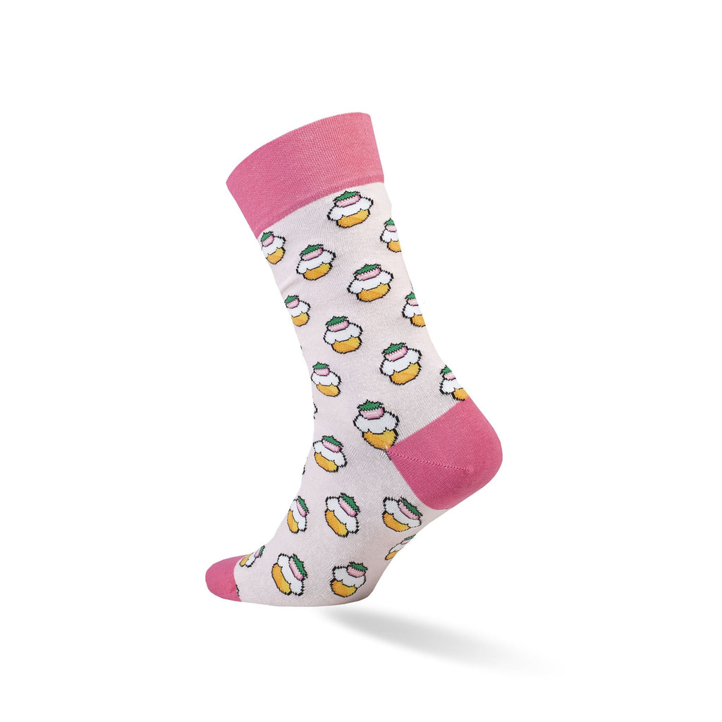 Colorful Funny Combed Cotton Crew Socks
