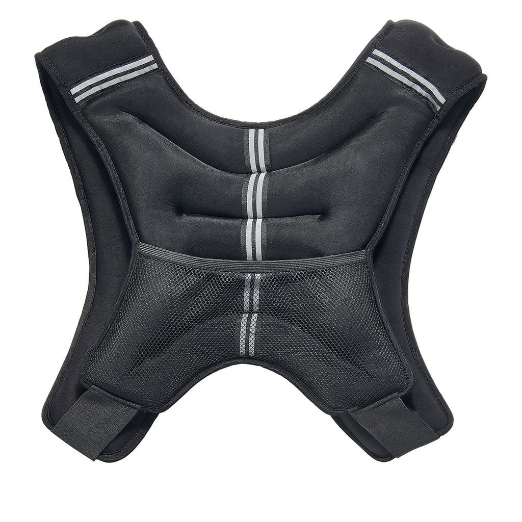 Weighted Vest, 30 lbs Weight Vest with Reflective Stripe, Adjustable Buckle Body Weight Vest for Men Women, Workout Equipment for Strength Training, Running, Jogging, Fitness, and Weight Loss