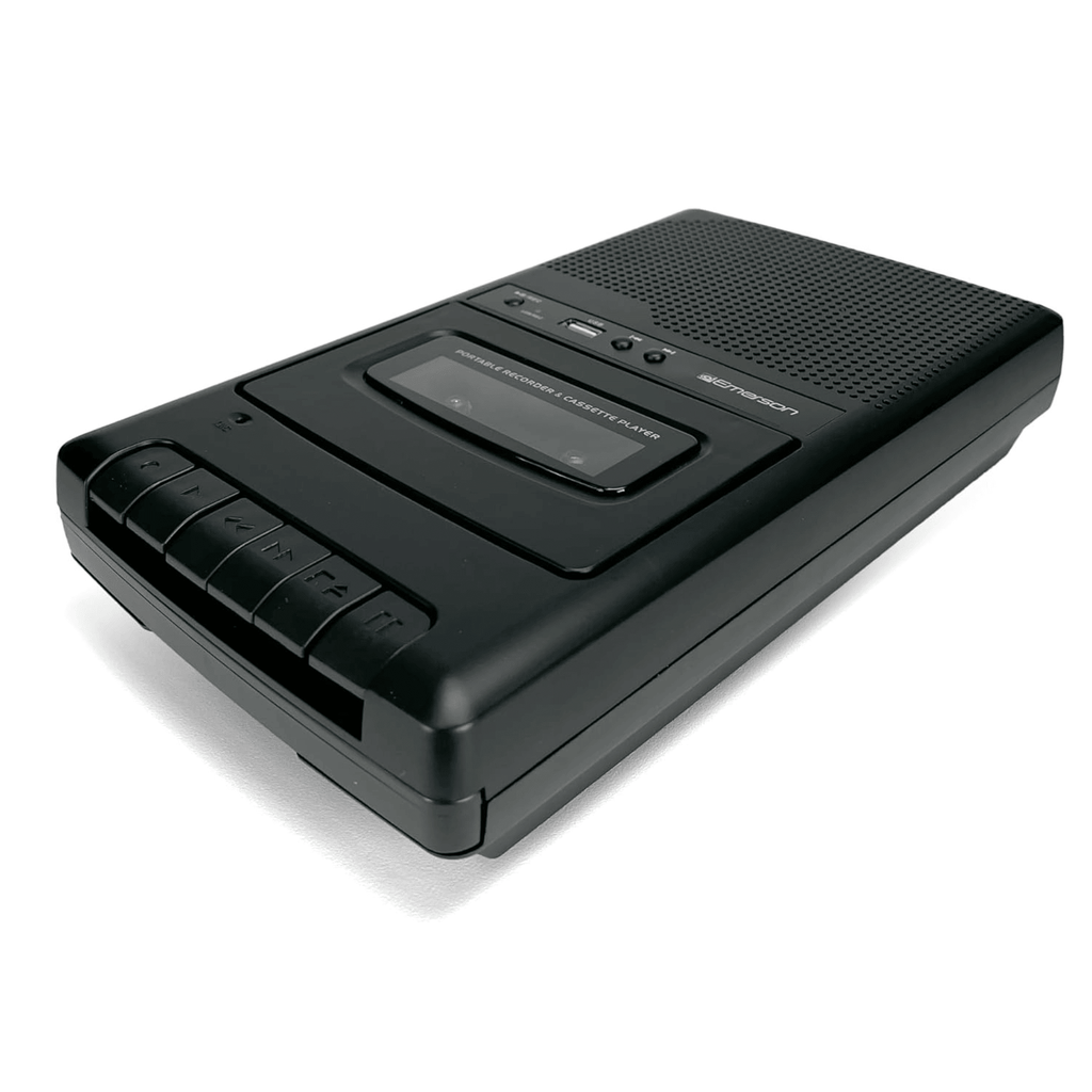 Emerson Portable Cassette Player and Recorder with Digital Conversion