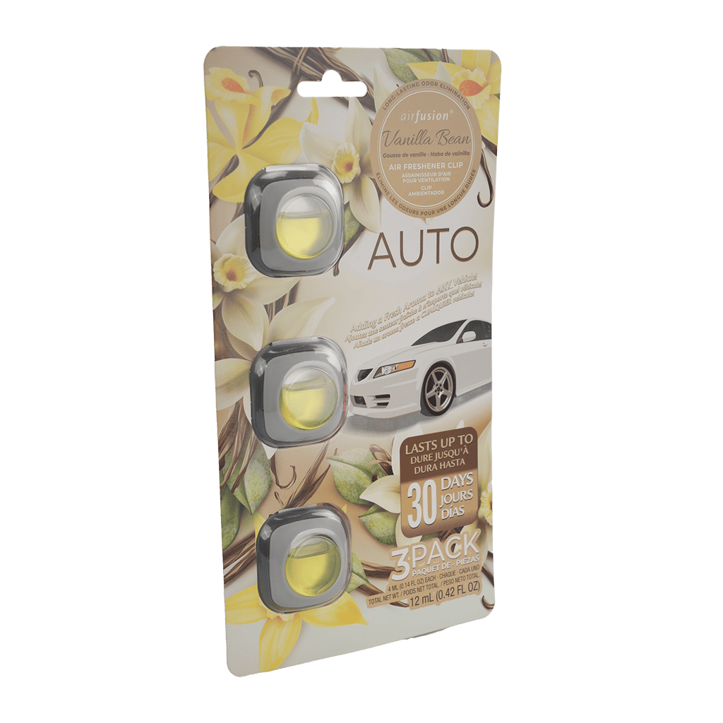 3 Pack Car Air Fresheners - Long Lasting Vent Clips For Men & Women, 3 Pack Up To 90 Days Fits All Car Refresher Odor Eliminator, New Car Scent Variety Pack