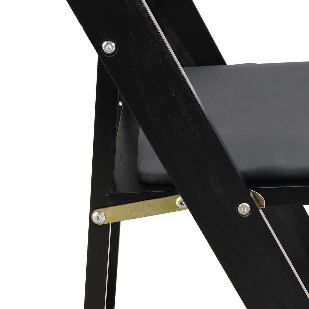 Upholstered folding chair, space saving, easy to carry, 4PCS, Dining room
