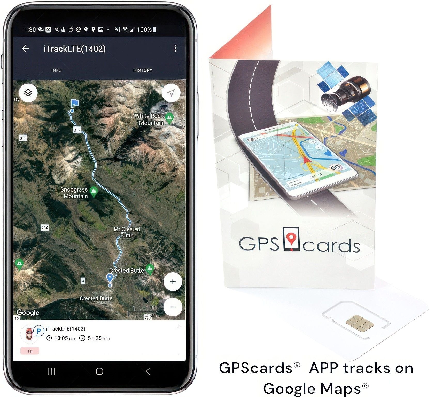 GPS Cards for Magnetic GF07 Mini Real Time Car Locator GPS Tracker / Phone App