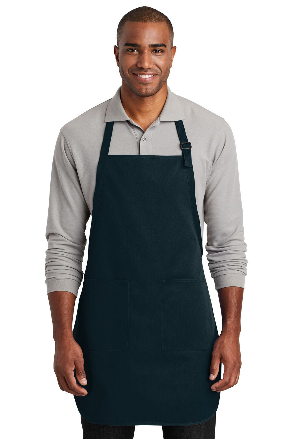 Port Authority Full-Length Two-Pocket Bib Apron A600