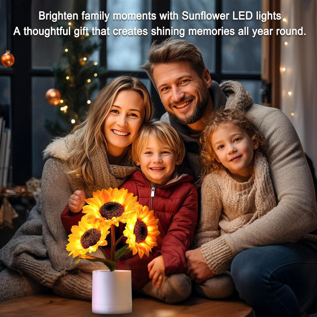 Sunflower Flower Lamp Gifts for Birthday Valentines Mothers Day Gifts for Women Mom Grandma Girlfriend Friend Wife Anniversary Birthday, Bedroom Bar Coffee Shop Sunflower Light Lamp Decor