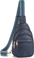Small Sling Bag for Women Leather Crossbody Bags Fanny Pack Chest Bag for Travel