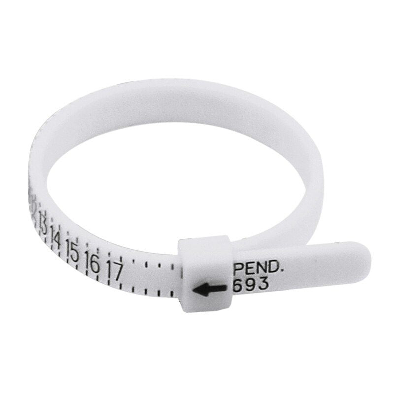 5pcs Ring Size Ruler Ring Measurement Tool Hand Ring Ring Size Measurement Ring Gauge Finger Gauge Real Tester