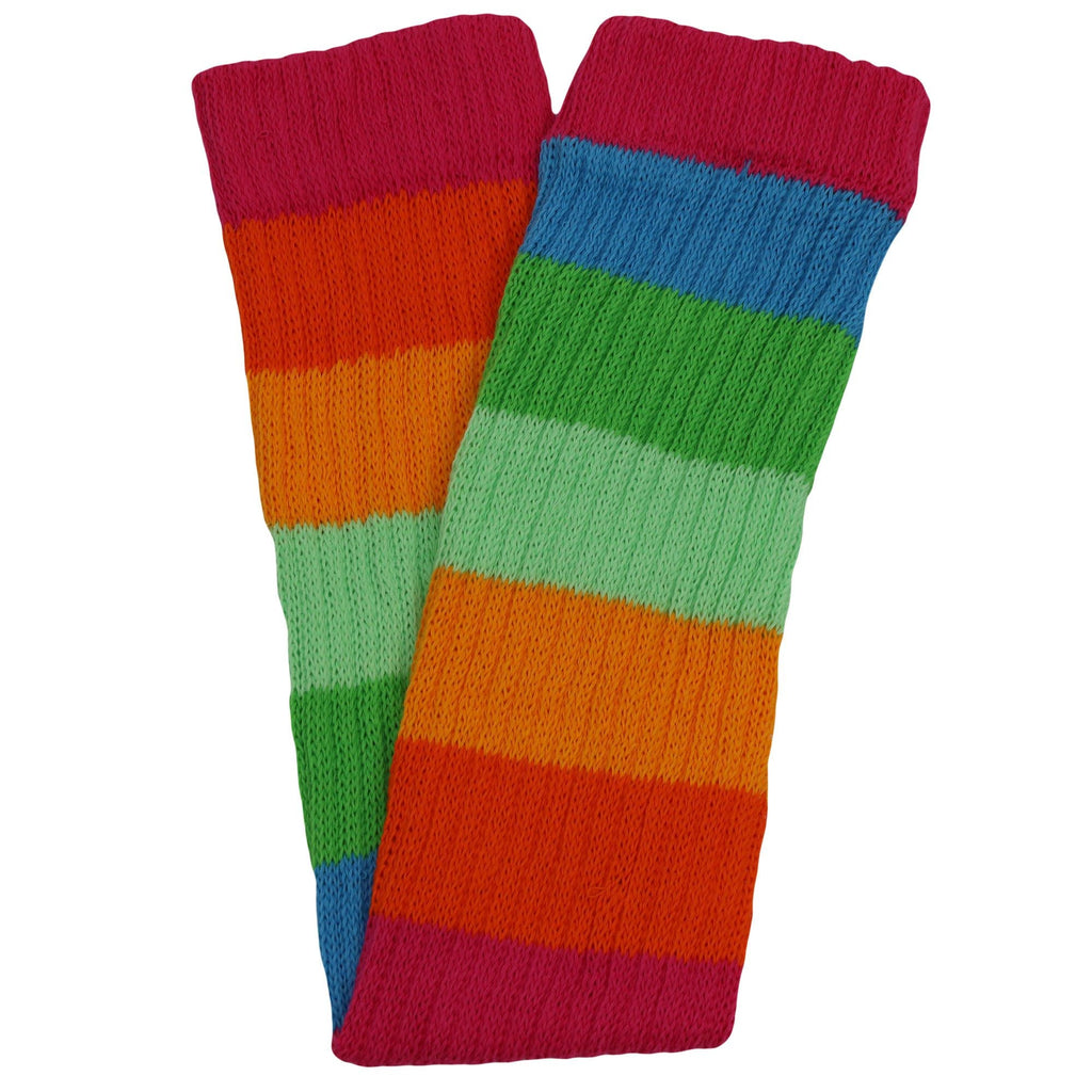 Leg Warmers for Women All Cotton Colorful Soft Knitted Leg Warmer 1 Pair