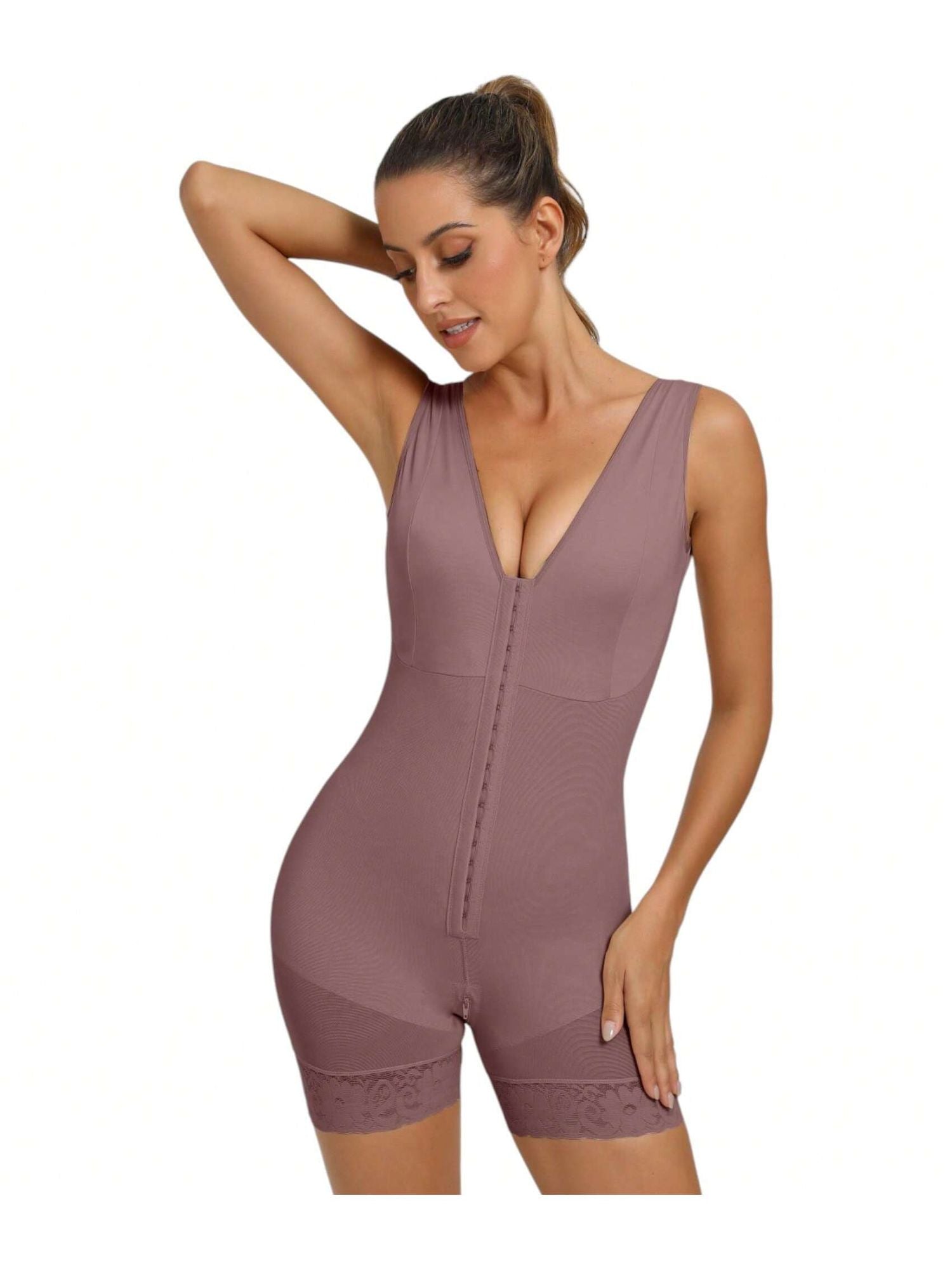 Fajas Colombianas Shapewear for Women Tummy Control Post Surgery Full Body Shaper Butt Lifter with Zipper Crotch,corset tops for women,fajas colombianas moldeadoras