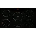 VEVOR Electric Cooktop, 5 Burners, 36'' Induction Stove Top, Built-in Magnetic Cooktop 9200W, 9 Heating Level Multifunctional Burner, LED Touch Screen w/ Child Lock & Over-Temperature Protection