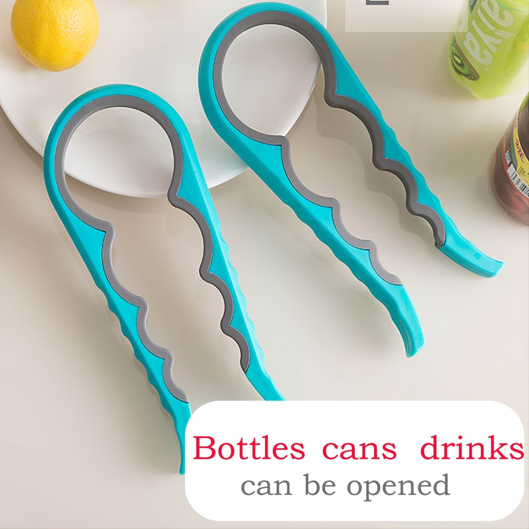 1pc Multifunctional 4-in-1 Jar Opener, Jar Gripper, Lid Opener, Can Opener, Bottle Opener For Arthritic Hands And Weak Hand, Jar Opener For Seniors With Arthritis, 9.06*3.74in/23*9.5cm