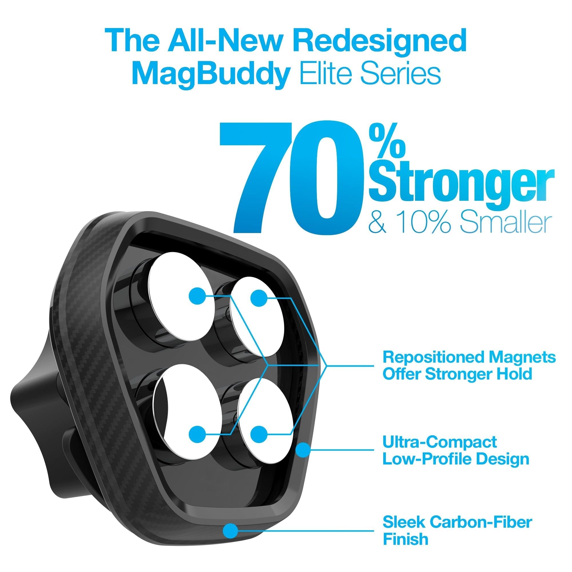 Naztech MagBuddy Elite Windshield Mount