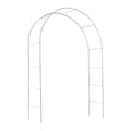 Metal Garden Arch Trellis,Adjustable Arbor Trellis,White