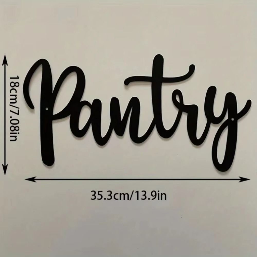 CIFbuy Metal Baked Paint Pantry Sign Wall Art Modern Kitchen Pantry Decor (TikTok, temu pickup)