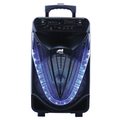 Naxa Portable 12" Bluetooth Party Speaker with Disco Lights