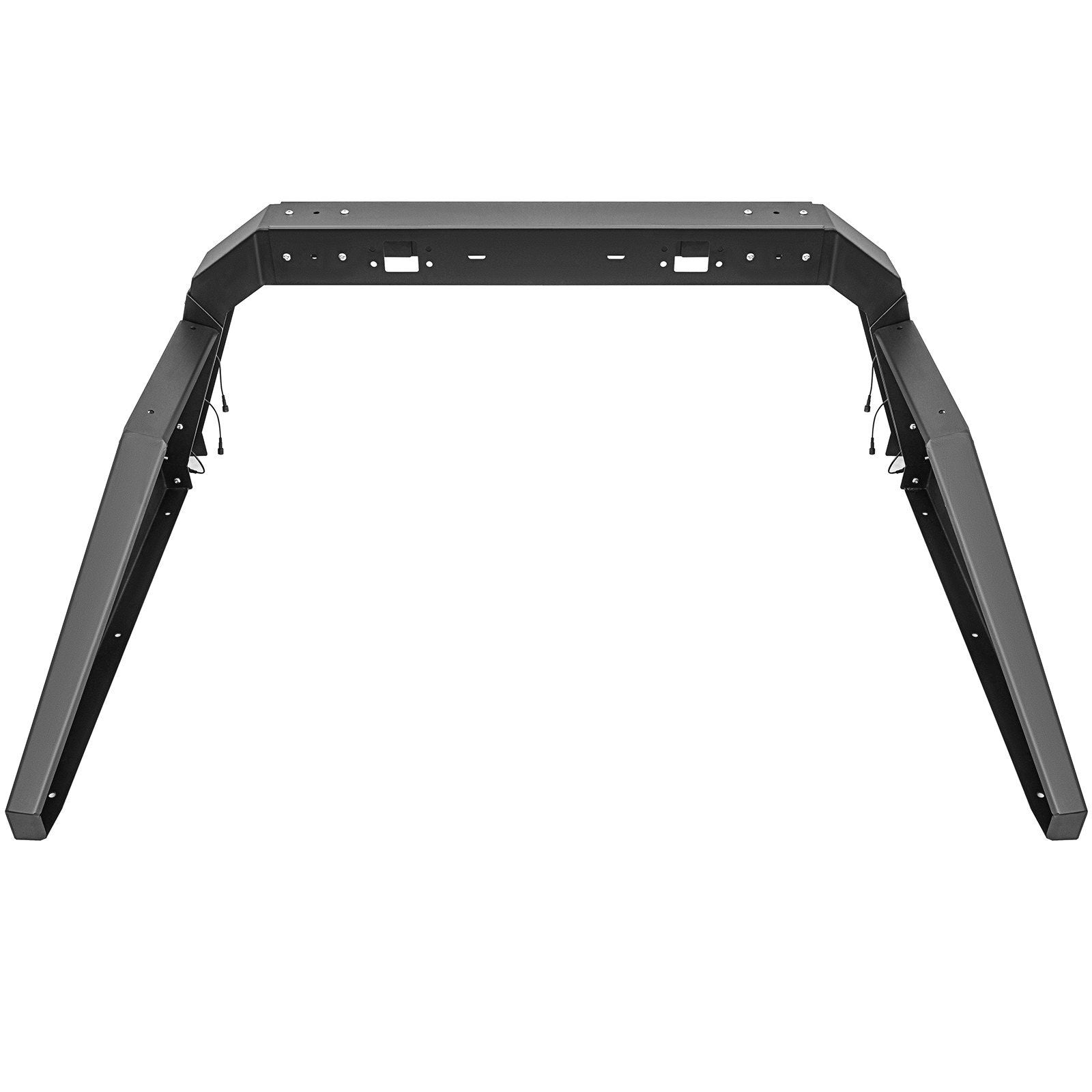 VEVOR Truck Roll Bar Chase Rack Adjustable with 6 Amber Auxiliary Side Marker Lamps, Universal Fit for Pickup Trucks