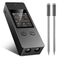 PSJX369 BBQ Meat Thermometer-SUS304 Stainless Steel with Bluetooth 5.2 Connectivity (700ft range), 24-hour battery life, 1-second response time. Features probe temperature display and audible alarm.