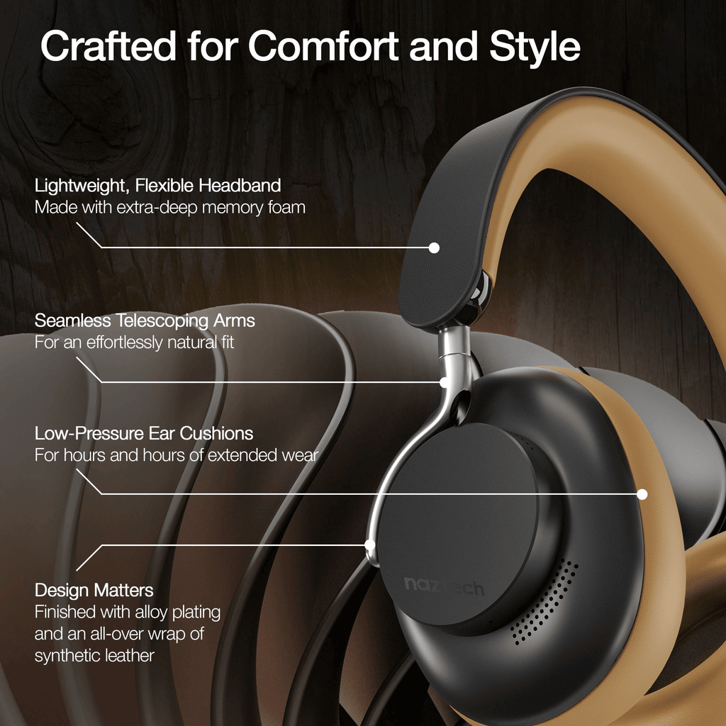 Naztech Aura 360 ANC Wireless Headphones