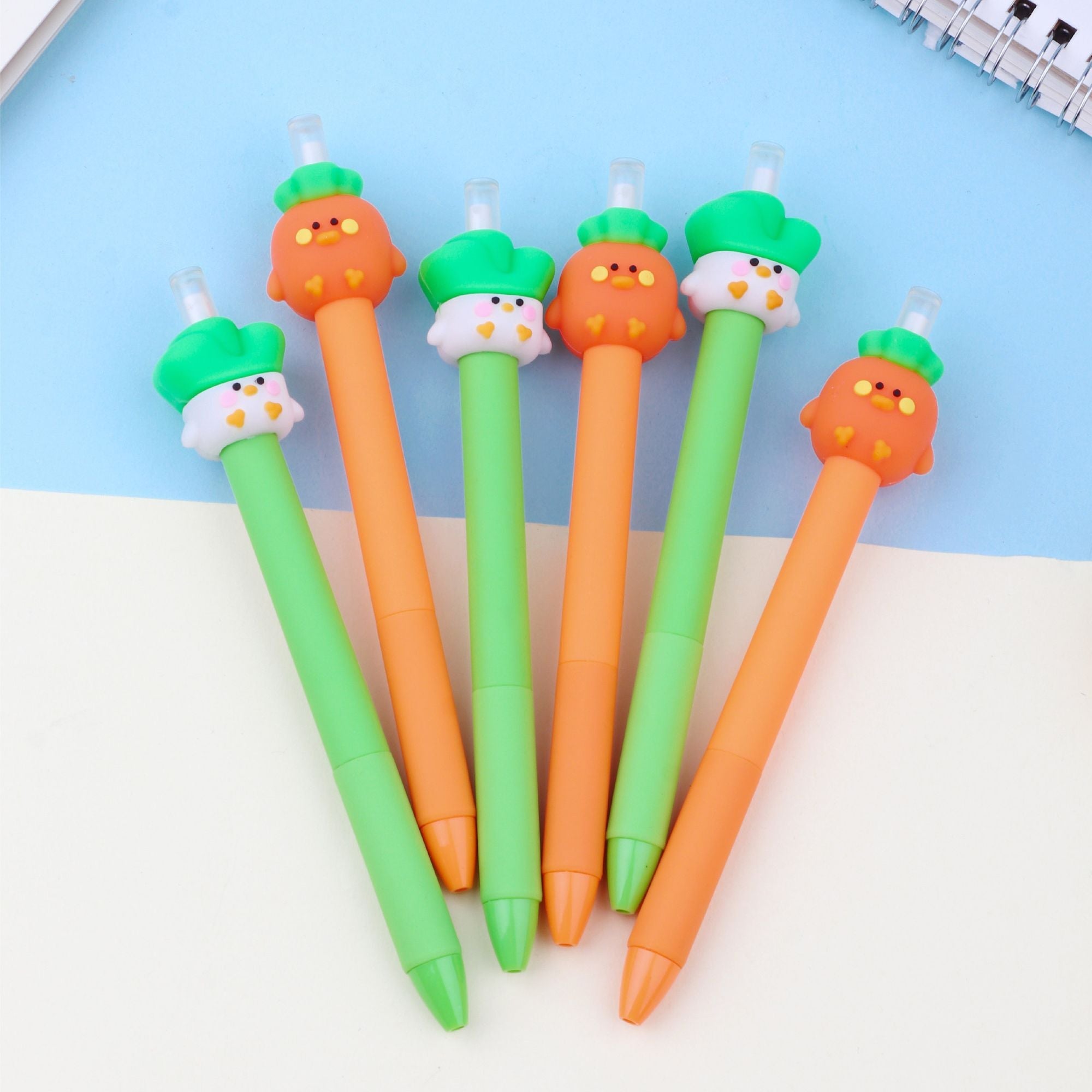 2pcs Vegetable-Shaped Mechanical Pencils. No Sharpening ! Inkless Pencil - Perfect For School & Office!
