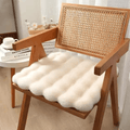 Imitation rabbit fur carpet square chair cover seat cushion, luxury rabbit fur small rug fluffy floor mat, suitable for living room sofa, bedroom living room children's room