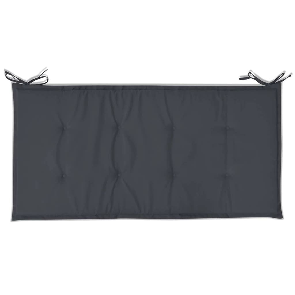 Garden Bench Cushion Anthracite 39.4"x19.7"x1.2"