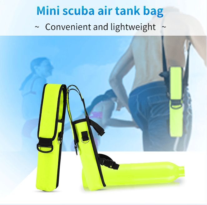 0.5L Scuba cylinder bag.  Protective back bag diving cylinder back bag snorkeling mask snorkeling tube diving cylinder, scuba diving, adult men and women