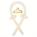 Soft Rubber Sleeping Curls Headband with Hair Clips and Scrunchie - No Heat Curls Ribbon for Lazy Hair Care