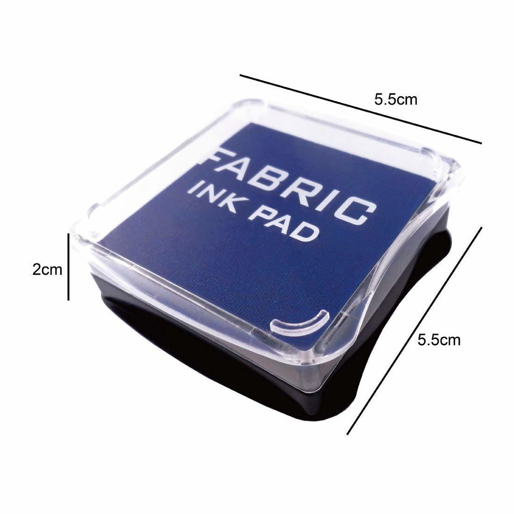 Stamp Pad;  Fabric Ink Pad Stamps Set;  5 Colors Non-Toxic Pigment Ink Pad for Stamps;  Rubber Stamps;  Card Making Supplies;  Wood;  Fabric and Paper Surface. Stamps for Crafts (5 Pack)