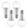 VEVOR Smart Light Bulbs, 4-Pack, 9W Multicolor LED Bulbs, 800 Lumens with Smart Control Compatibility for Vera, Google Assistant, Amazon Alexa, iOS, Android, RGB Color Changing