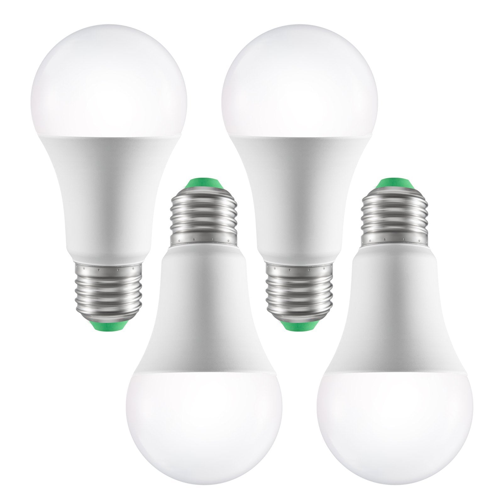 VEVOR Smart Light Bulbs, 4-Pack, 9W Multicolor LED Bulbs, 800 Lumens with Smart Control Compatibility for Vera, Google Assistant, Amazon Alexa, iOS, Android, RGB Color Changing