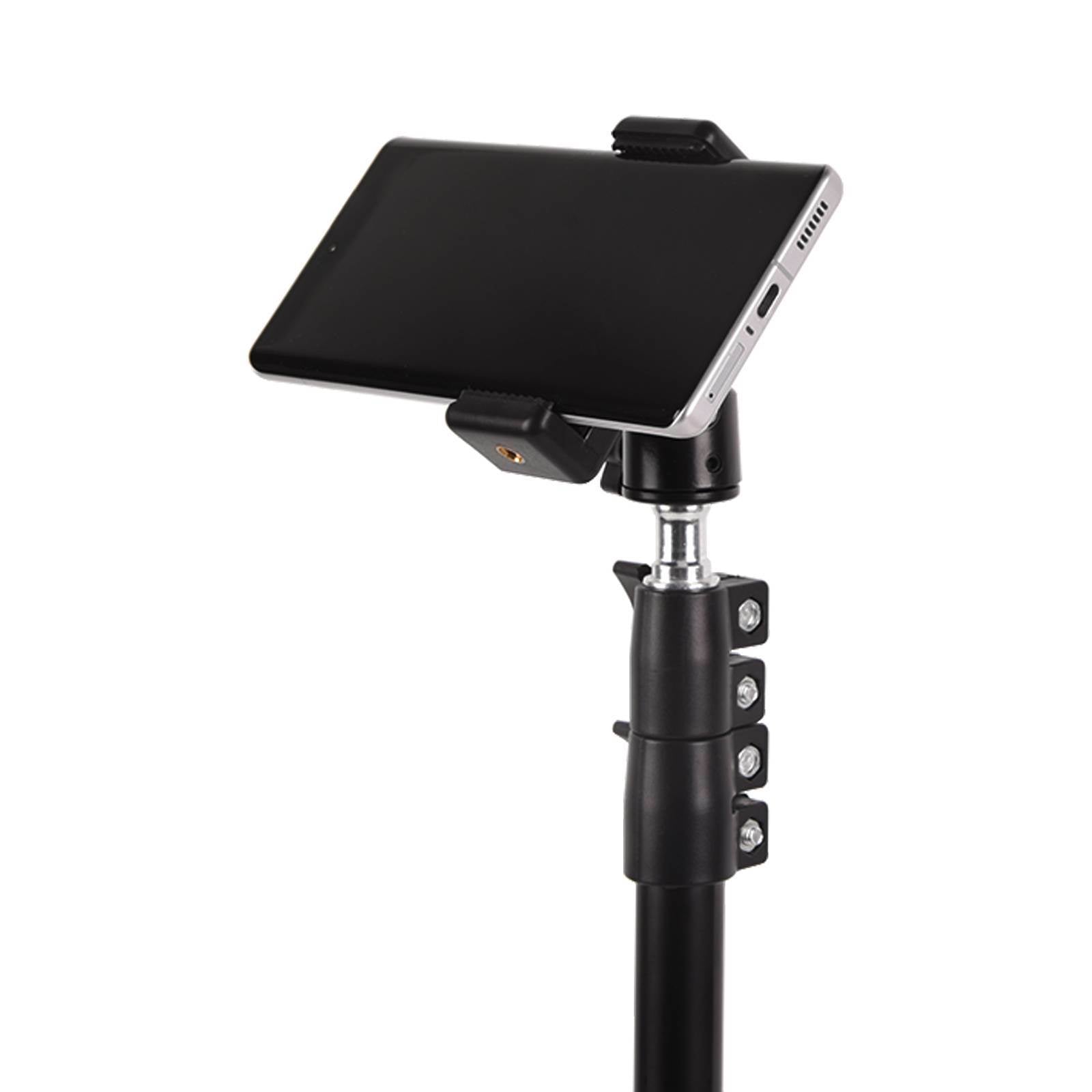 Lightweight Phone Tripod Stand Extendable 78in Aluminum Stand Wireless Remote