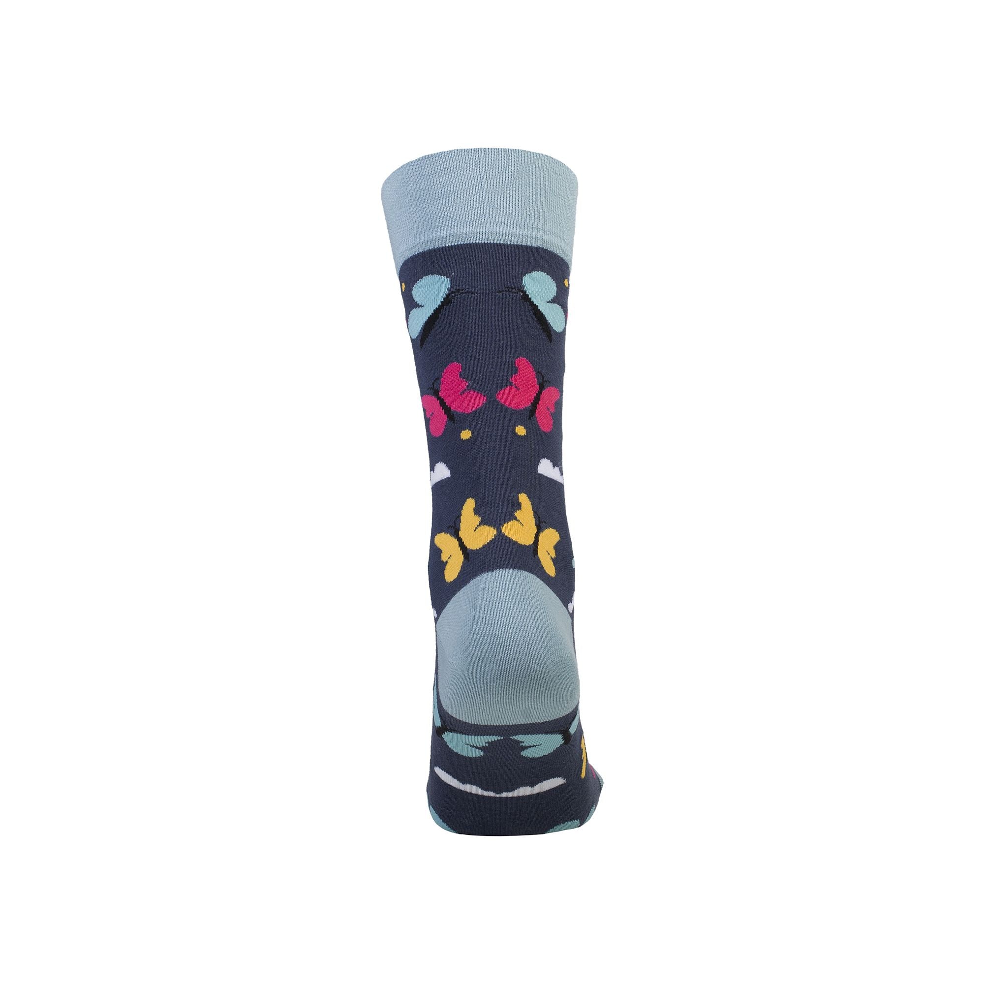 Colorful Funny Combed Cotton Crew Socks