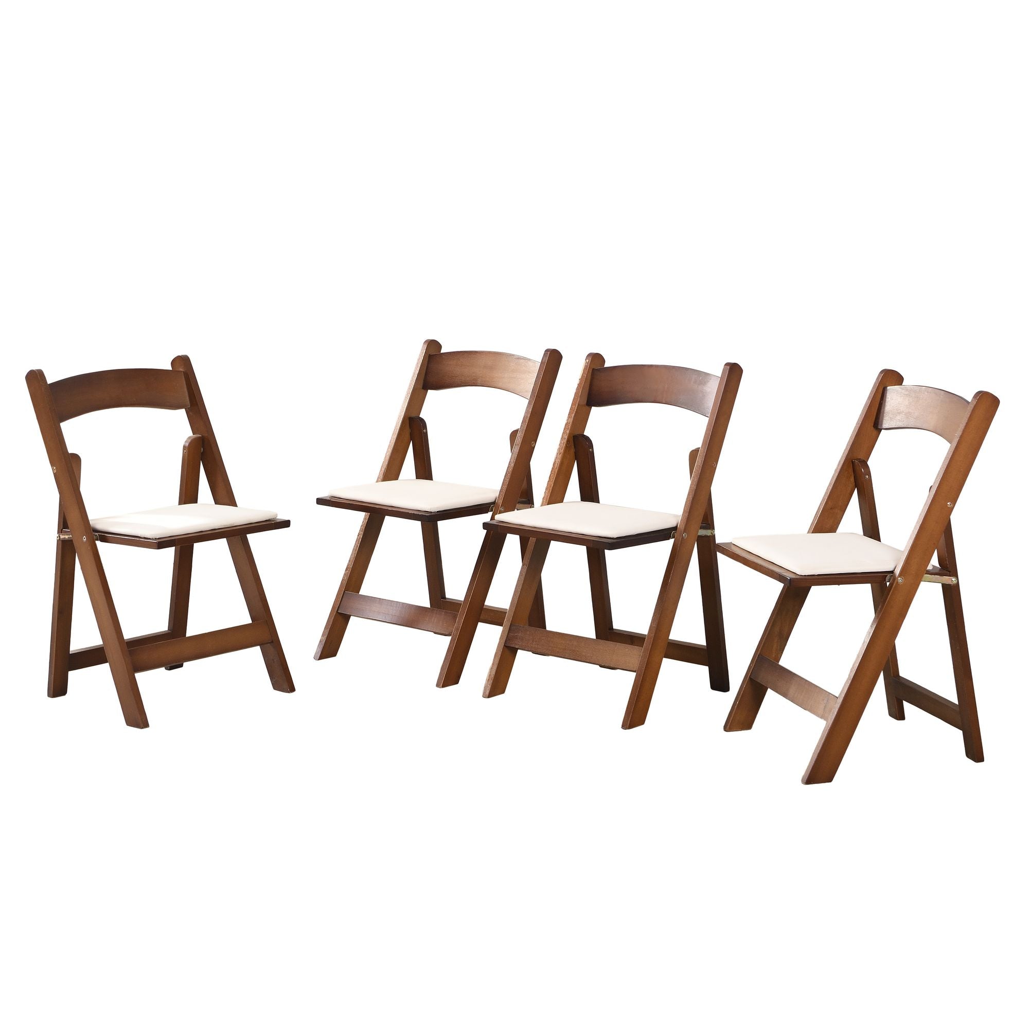 Upholstered folding chair, space saving, easy to carry, 4PCS, Dining room