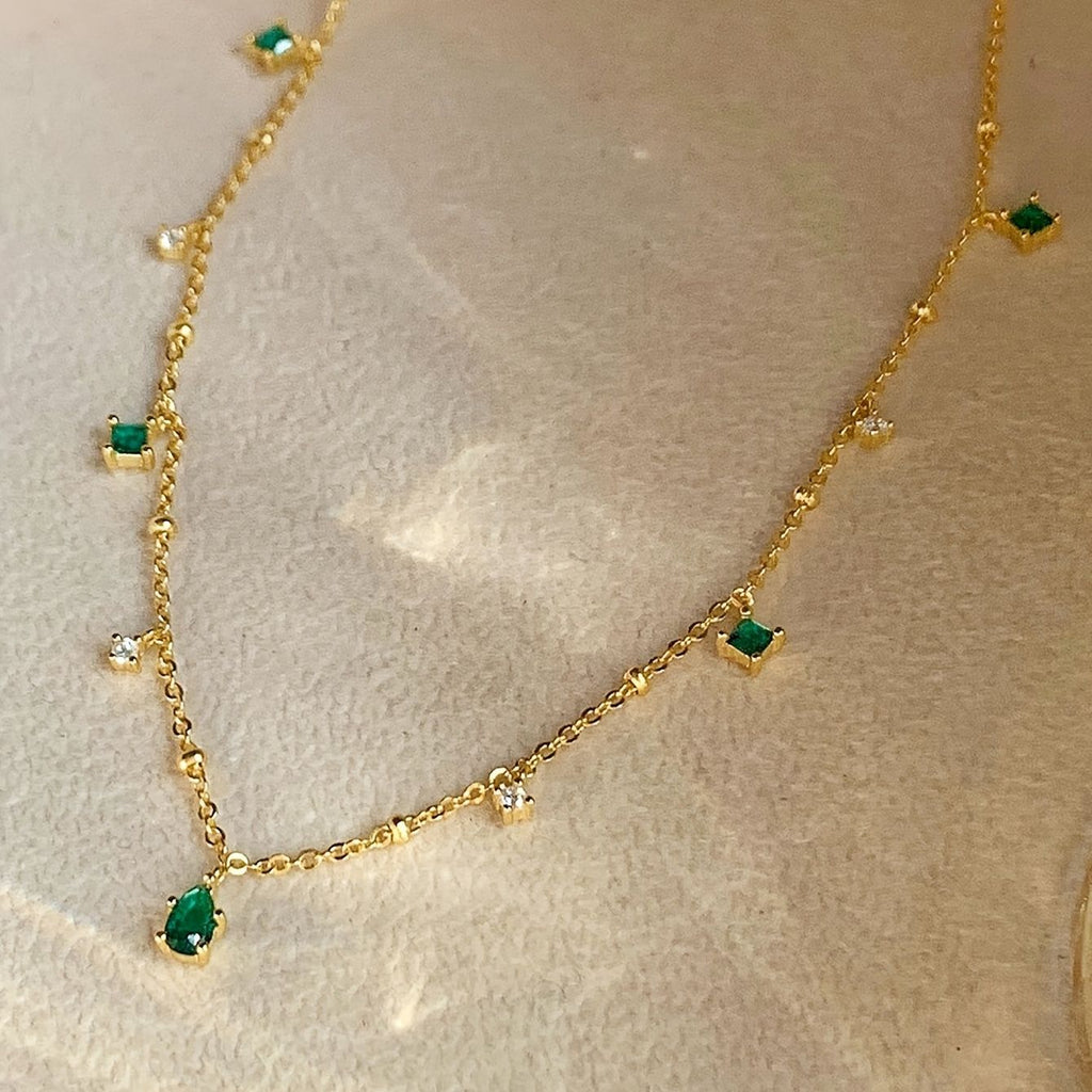 St. Patrick's Day Elegant Chain Necklace Festival Jewelry Pendant Necklace For Women & Girls