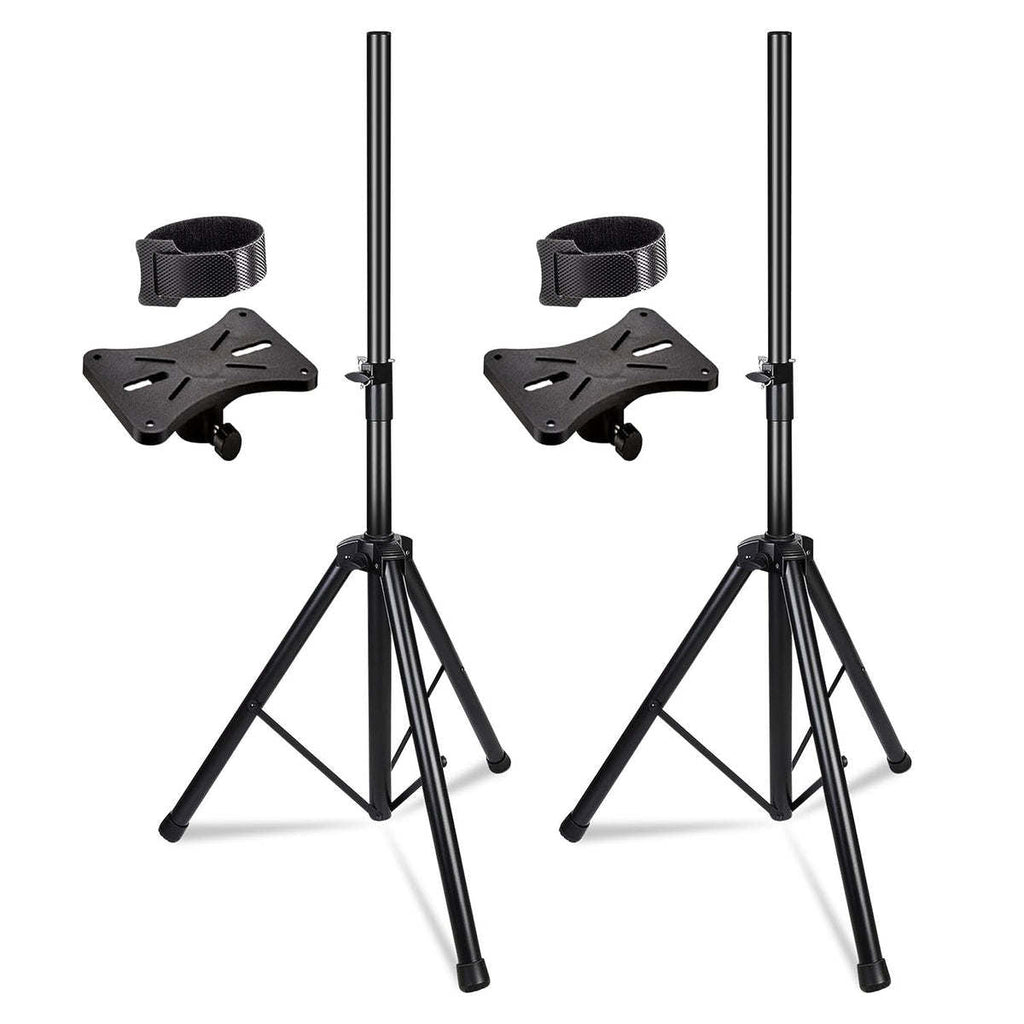 5 Core Speaker Stand Tripod Heavy Duty Adjustable Up to 72 Inch DJ Studio Monitor Stands Pole Mount - SS HD BLK WOB