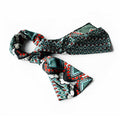 Blando Dark Green Tone Fantastic Multi-Patterns Chic Natural Soft Silky Scarf/Wrap/Shawl(Small)