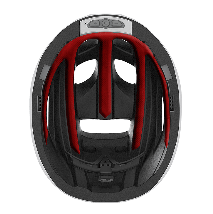 Bicycle Bluetooth helmet. (BT4.1 Bluetooth mode, 2X1W stereo phone, voice navigation GPS, MP3 music, ARGB LED dazzling tail light + left. Right turn signal lamp)
