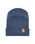 HAAKWEAR Theta-Stitch Cuffed Beanie - Designed and Made in USA (Patent Pending Design) - Denim Blue