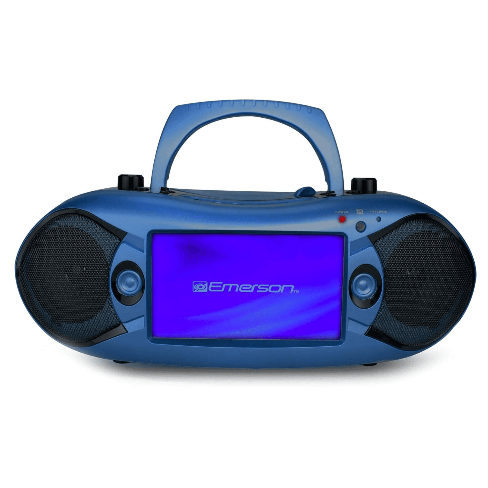 Emerson 7" Bluetooth DVD Boombox with AMFM Radio & Stereo Speakers