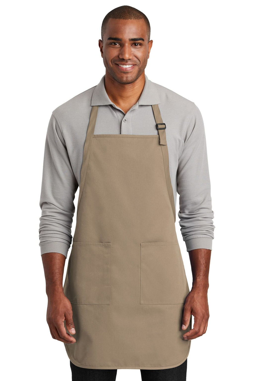 Port Authority Full-Length Two-Pocket Bib Apron A600