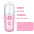 Portable Nano Facial Mist - Handy Steamer for Hydrating and Mist Hand Eyelash Extensions - 30ml USB Mist Handy Steamer for Facial Hydrating
