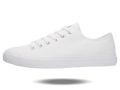 Fear0 NJ Unisex Retro Minimal All White Skateboard Sneaker Canvas Shoes