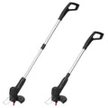 Electric Cordless Grass Trimmer Rechargeable Grass String Trimmer Garden Weed Cutter Lawn Mower 2A Battery with 5 Blades